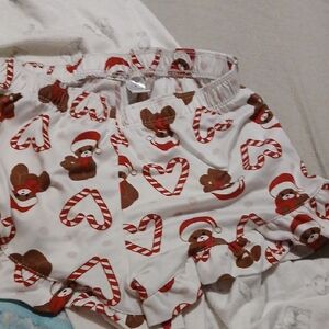 Festive Bear and Candy Cane Shorts